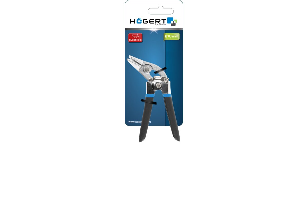 Zange zur Formgebung der Profile, gebogen 80x35mm