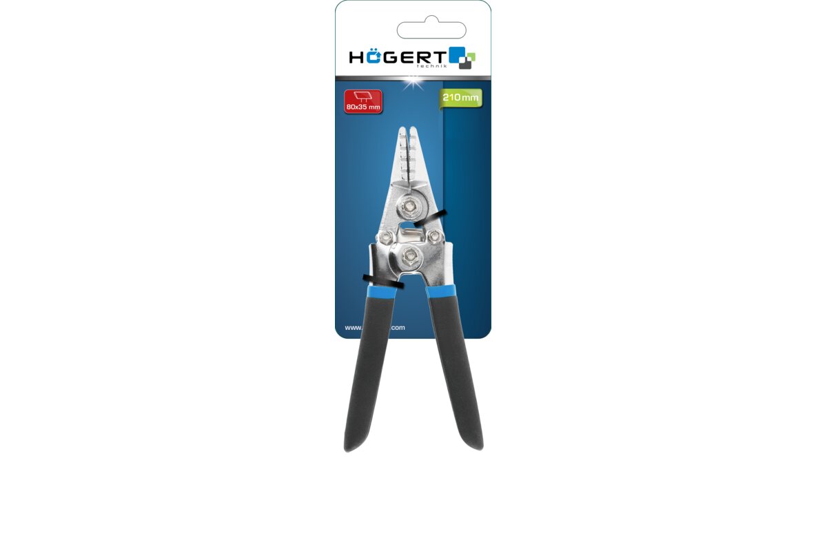 Profile forming pliers, straight 80x35mm