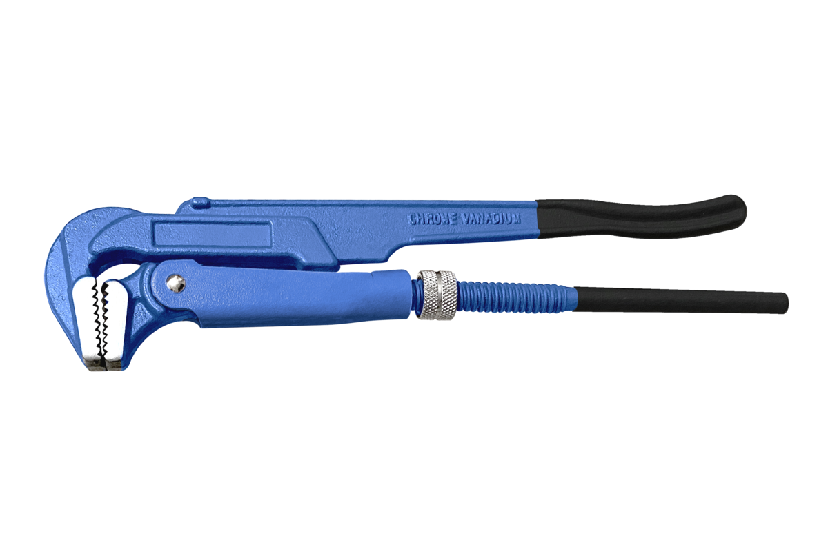 Hogert Adjustable wrench for pipes 90° 560 mm / 2
