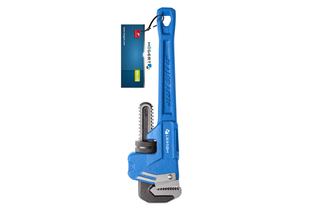 Hogert Pipe wrench 250 mm, 10" (stillson type)