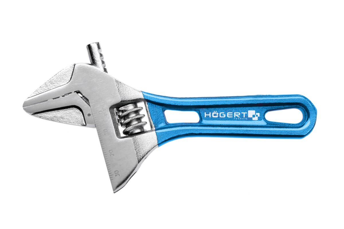 Hogert Adjustable wrench with short handle