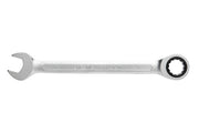 Hogert Combination ratchet spanner, CrV steel, 14 mm, 72T