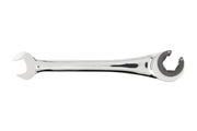 Semi-open wrench with ratchet 17 mm
