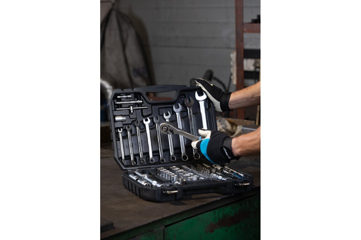 Tool set 85 pcs, CrV steel