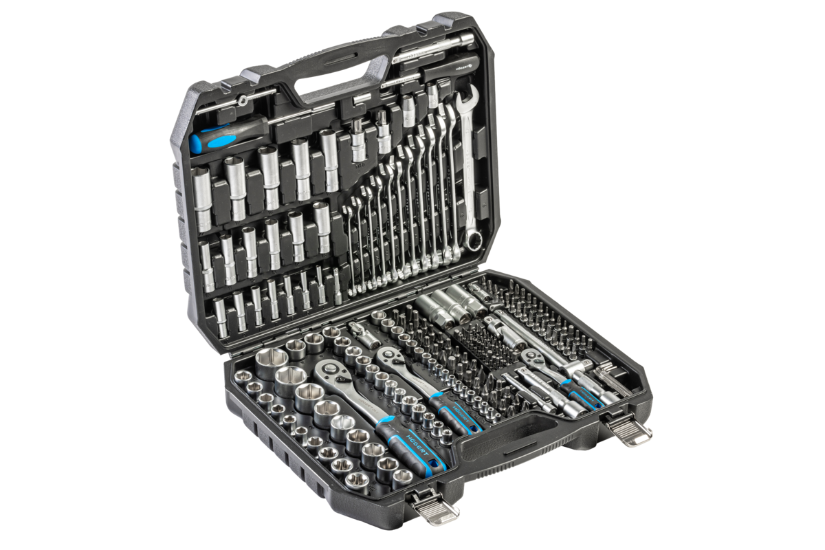 Tool set 222 pcs, CrV steel, ratchet handle 72 T ��