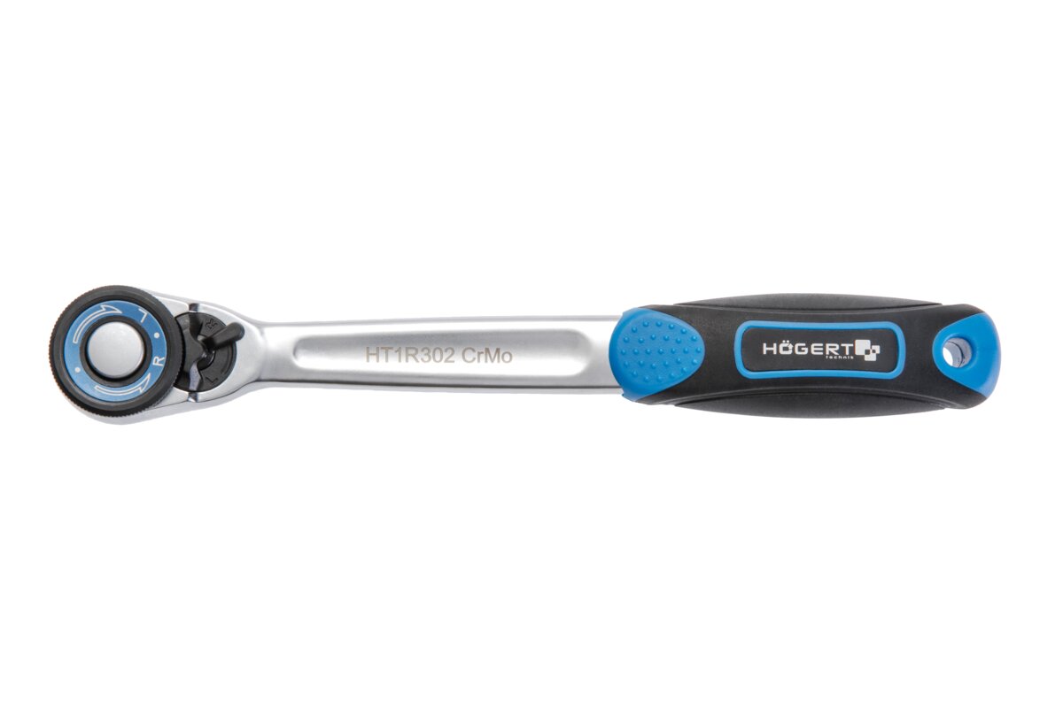 Straight Ratchet handle 1/2?, 72T, CrMo steel