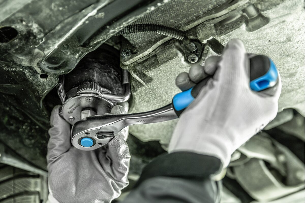 Ratchet handle 1/2?, 72T, CrV steel, quick release