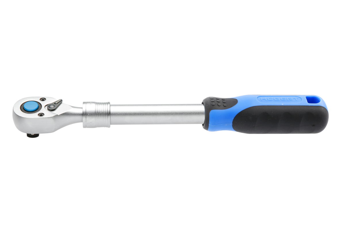 Telescopic ratchet handle 1/2?, 72T, CrV steel, quick release