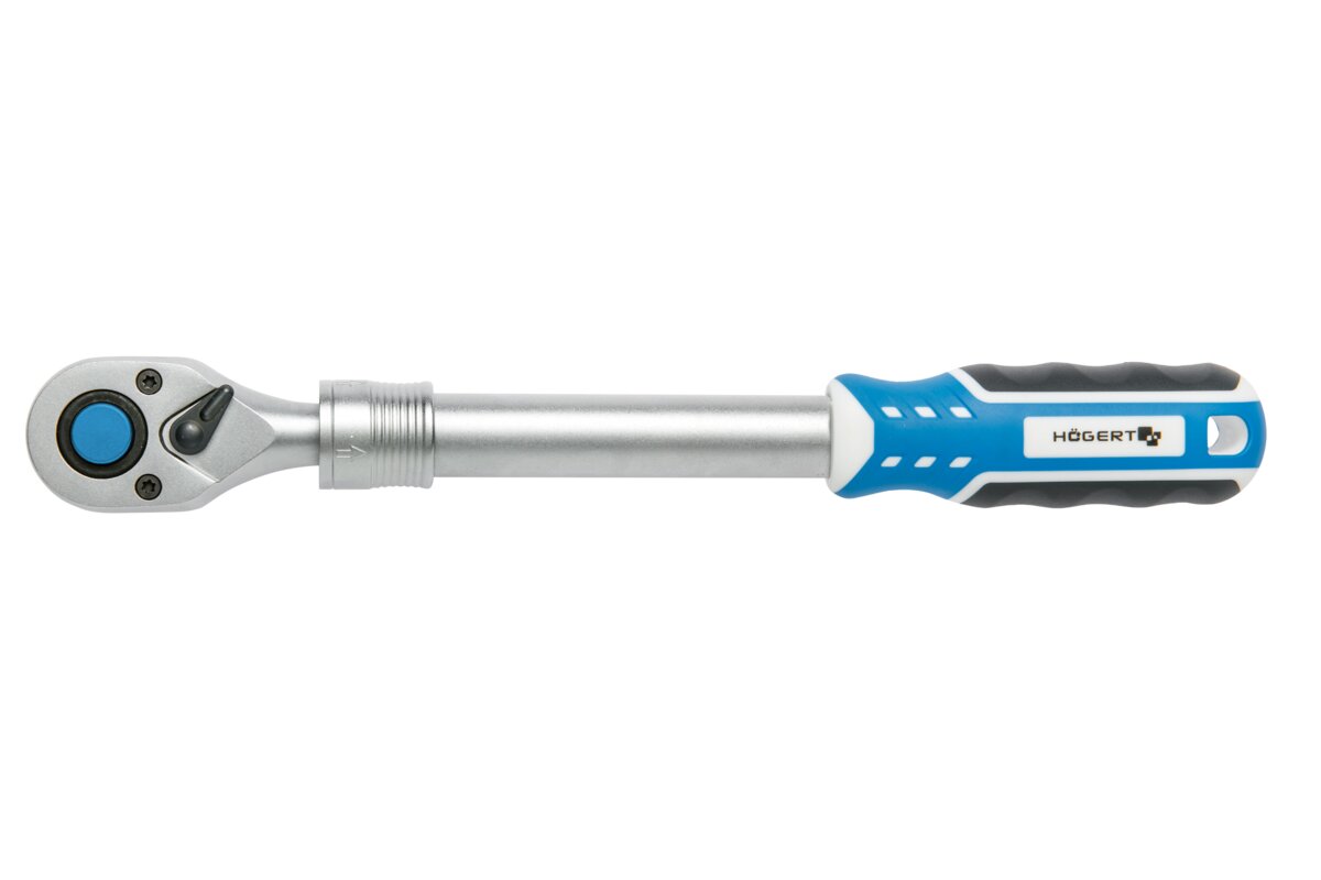 Telescopic ratchet handle 1/2?, 72T, CrV steel, quick release