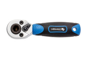 Ratchet handle 1/4?, 72 teeth, for bits and sockets, CrMo