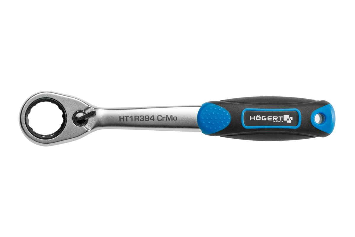 Hogert Go-through ratchet handle 19 mm, 60 teeth, CrMo