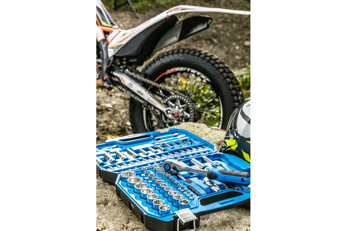 Tool set 95 pcs, two-color suitcase