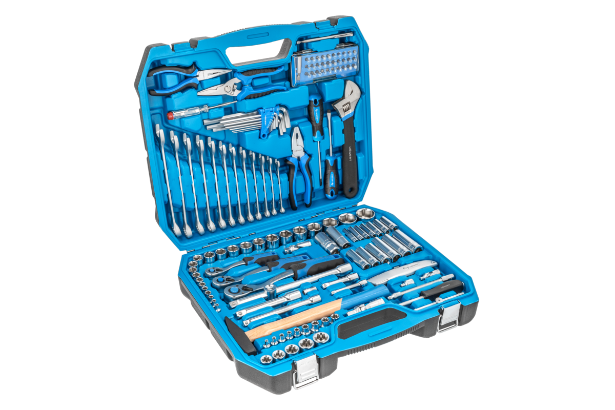 Toolkit 131 pcs., 1/2?, 3/8? 1/4