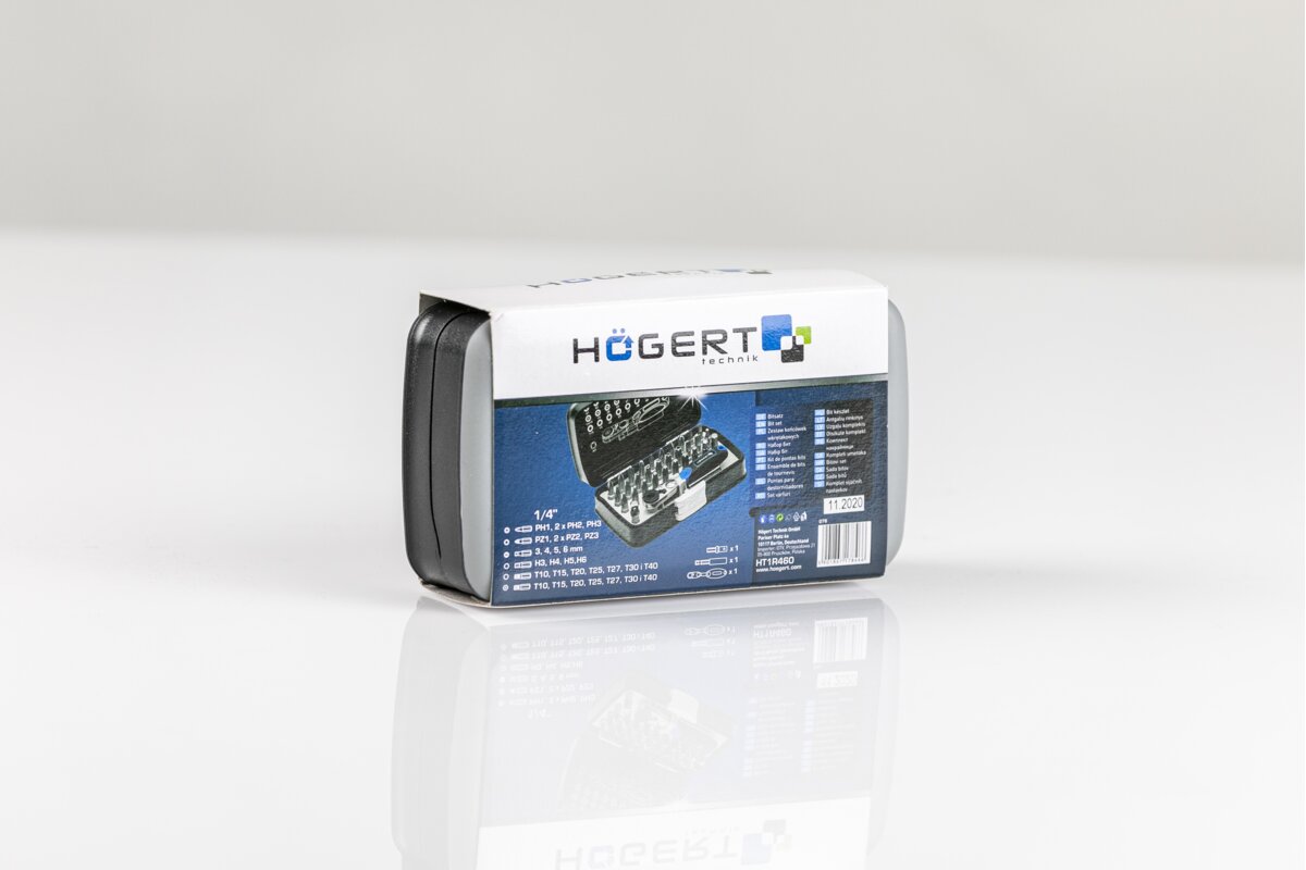 Hogert 33-piece screwdriver bits set