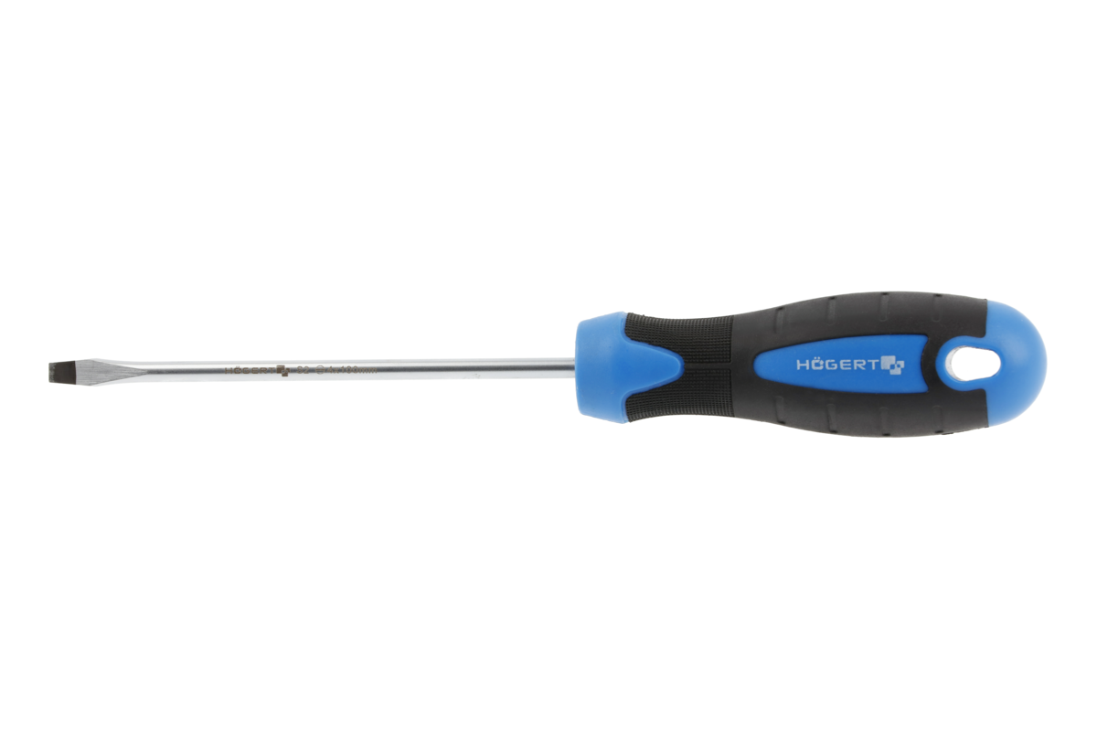 Slotted screwdriver 4 x 100 mm, S2 steel