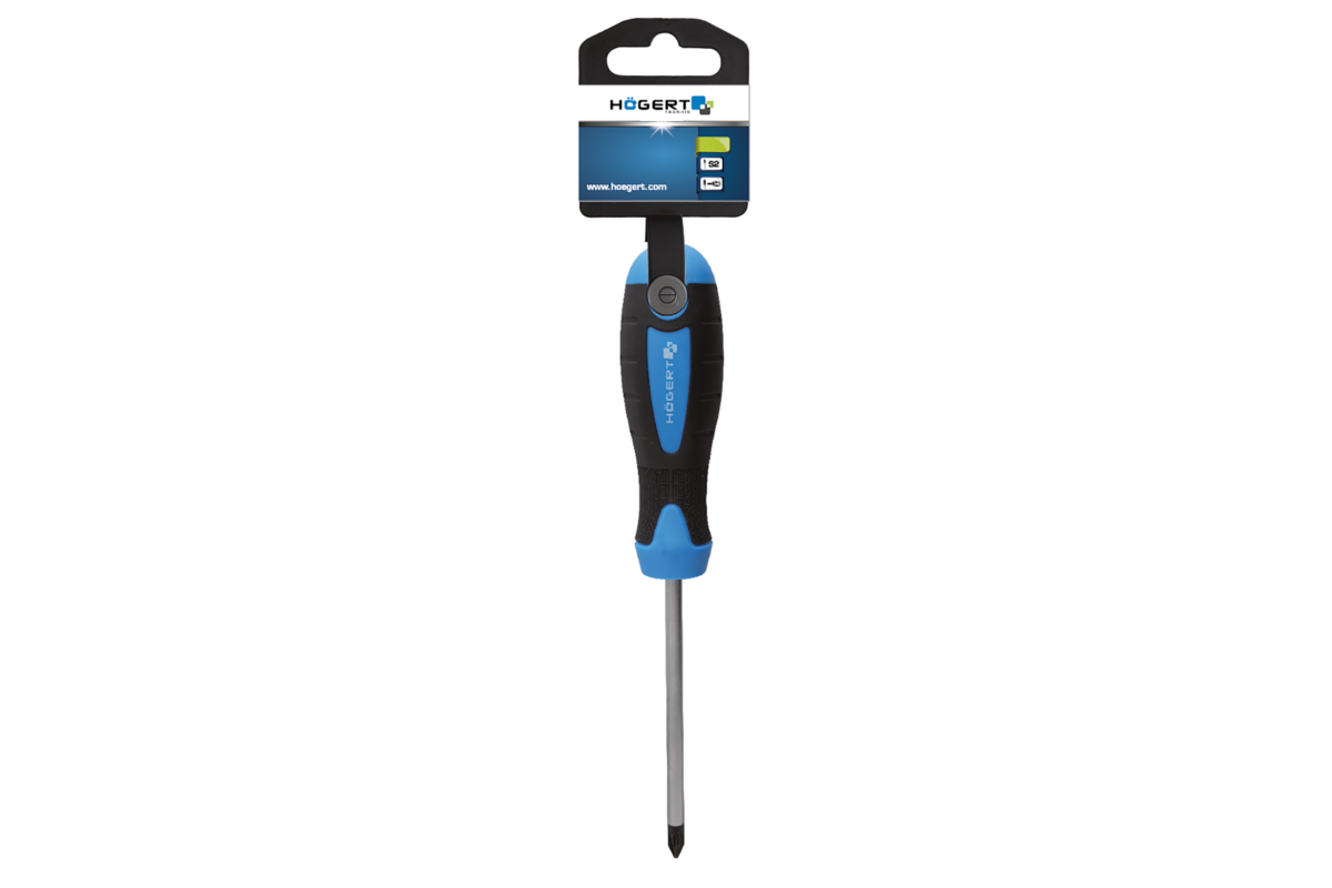 Screwdriver PZ0 75 mm, S2 steel