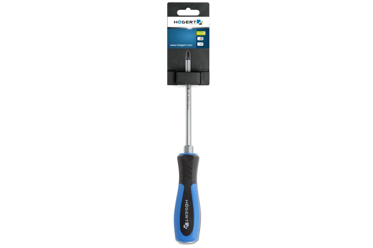 Hogert Demolition screwdriver PH2 125 mm, CrV steel