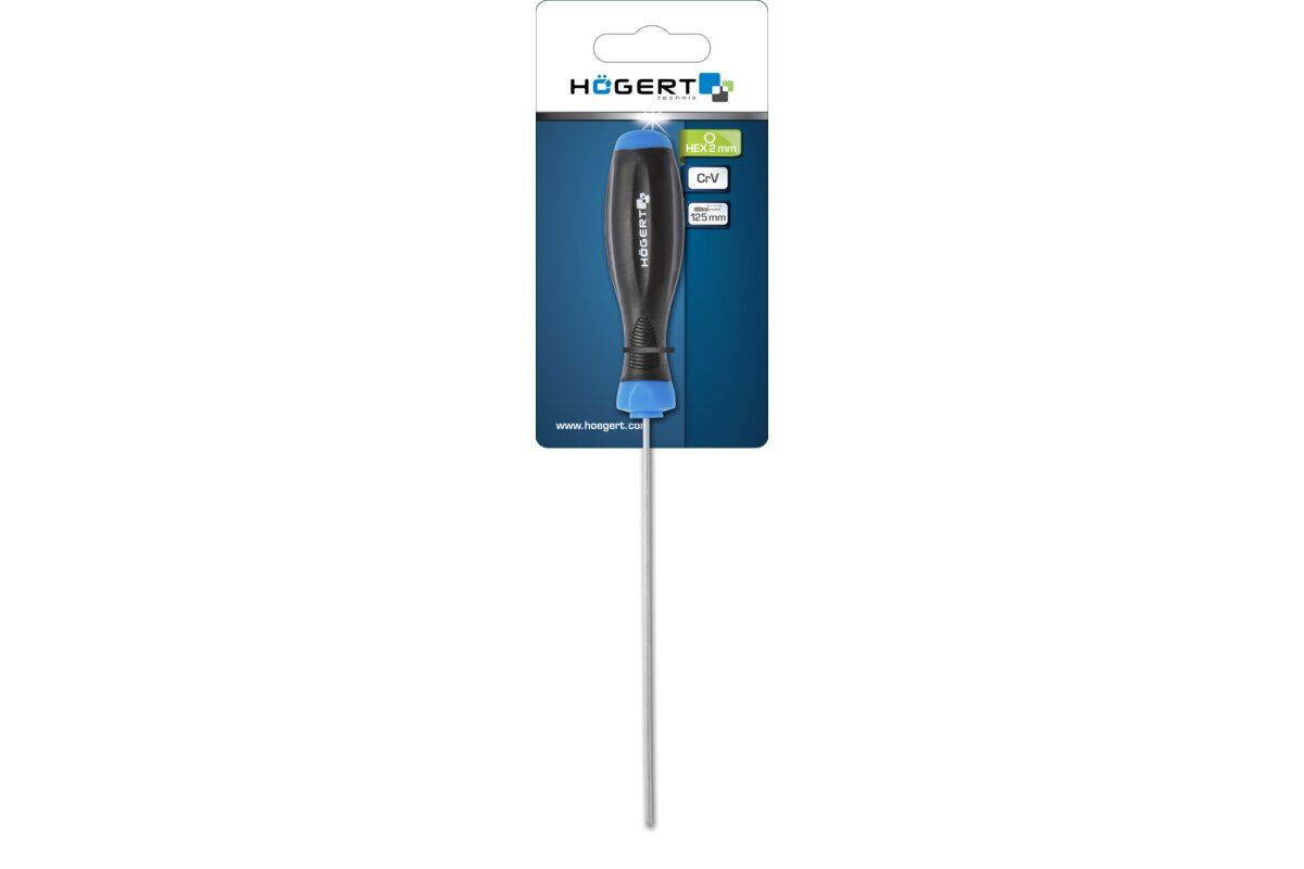 Screwdriver hex 2 mm