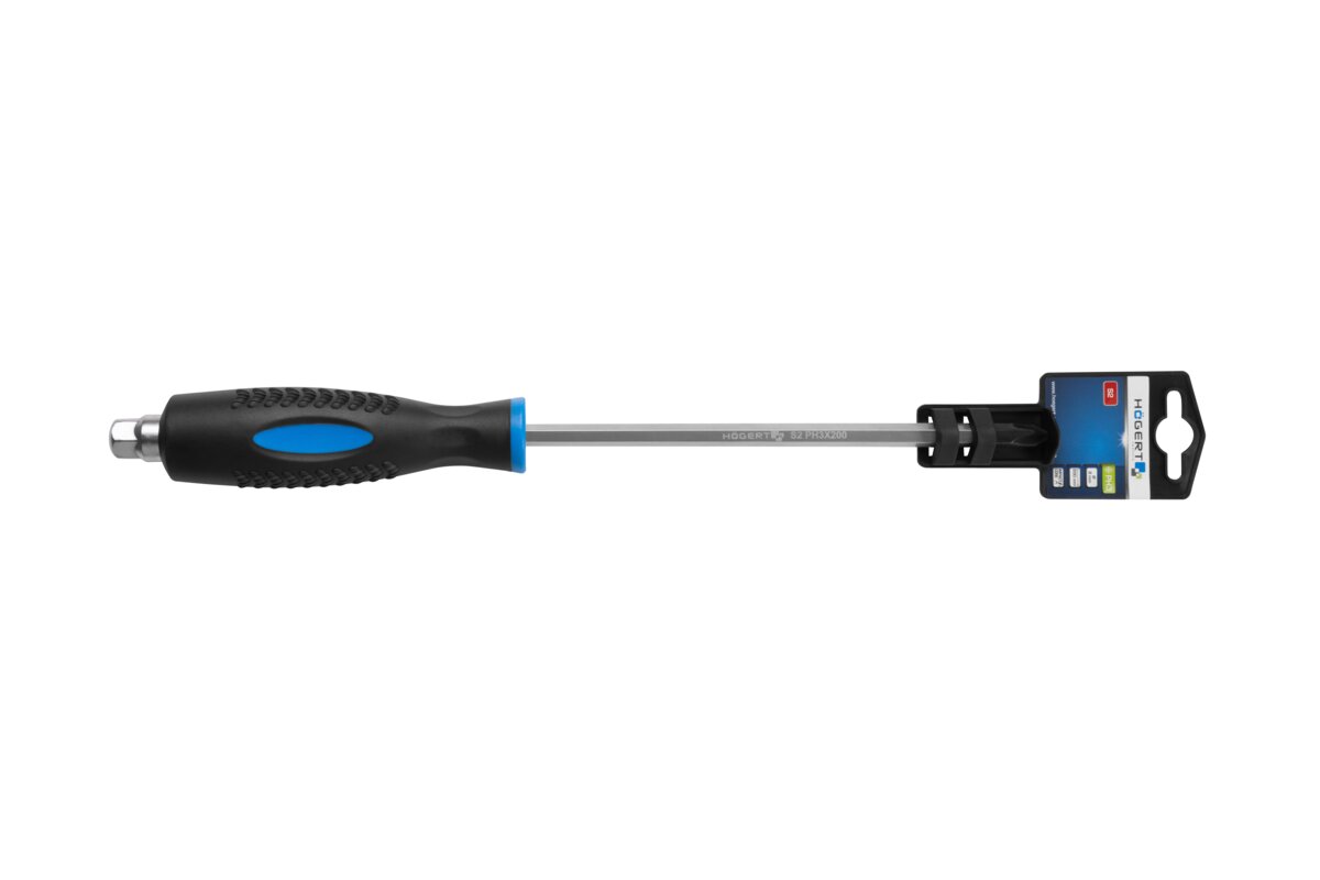Hogert Hammering screwdriver PH3, 8 x 200 mm