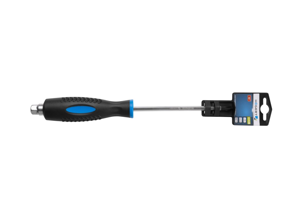 Hogert PH2 hammering screwdriver, 6 x 150 mm
