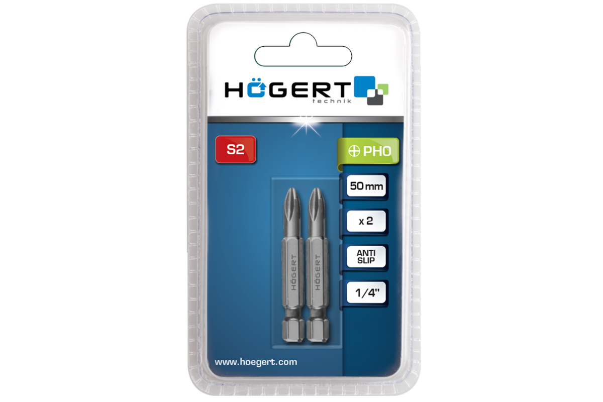 Screwdriver bit PH0 50MM 2PCS