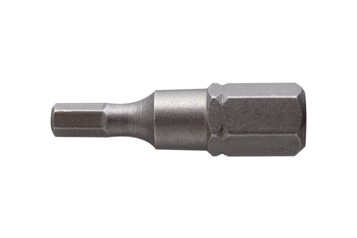Screwdriver bit HEX6, 25 mm, 2- piece blister