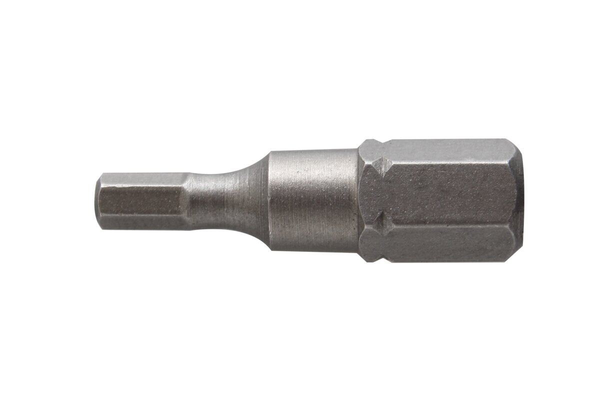 Screwdriver bits, HEX3, HEX4 Mix 25 mm, S2 steel, slim, 2- piece blister