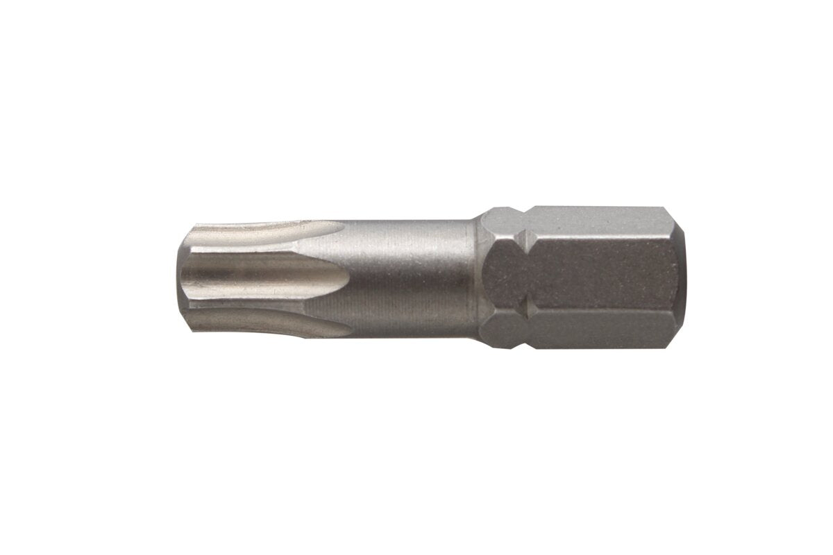 Hogert Screwdriver bit, TORX 30, 25 mm, S2 steel, 2- piece blister