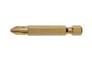 Screwdriver bit, PH2 50 mm, S2 steel, titanium coated, 2- piece blister