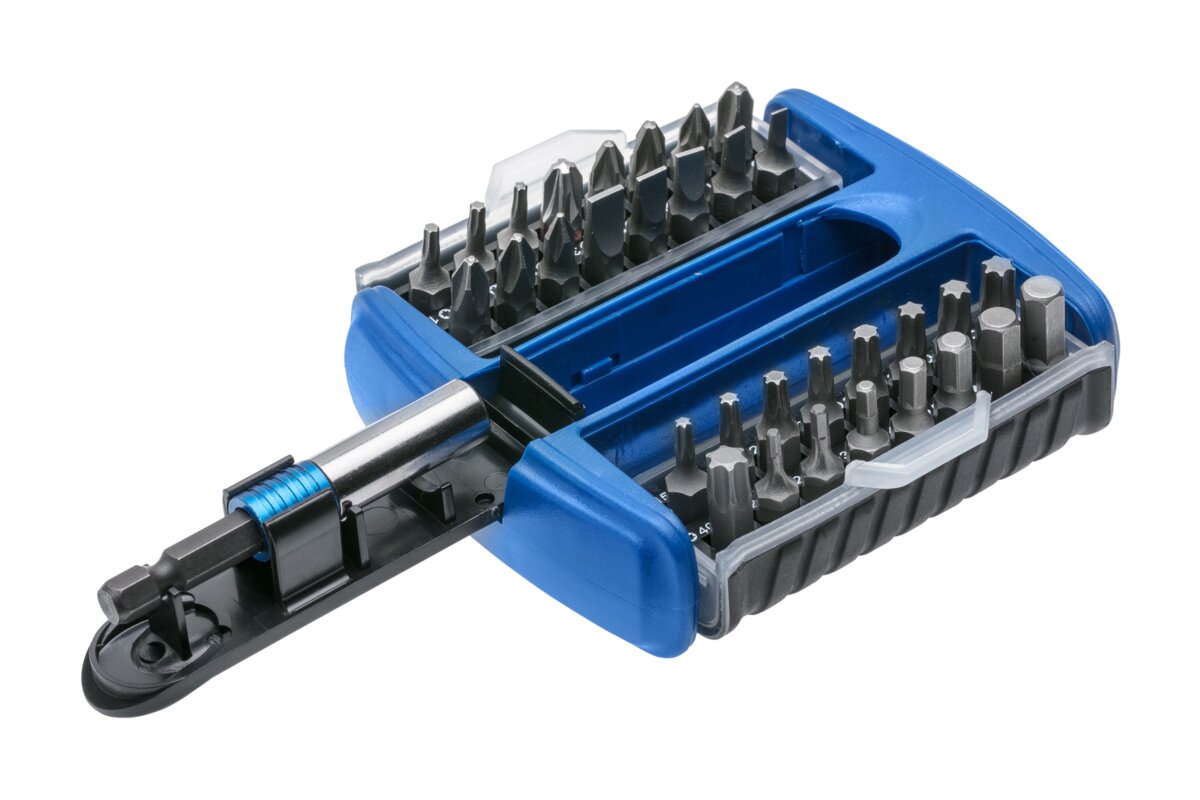 Hogert 33-piece screwdriver bits set
