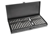 Hogert 40-piece screwdriver bits set, metal box