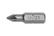 Screwdriver bit PZ1, 25 mm, S2 steek, PROFI, 5 pcs