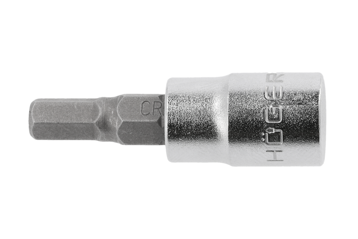 Hogert Hex-bit socket 3 mm, 1/4