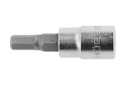 Hogert Hex-bit socket 3 mm, 1/4