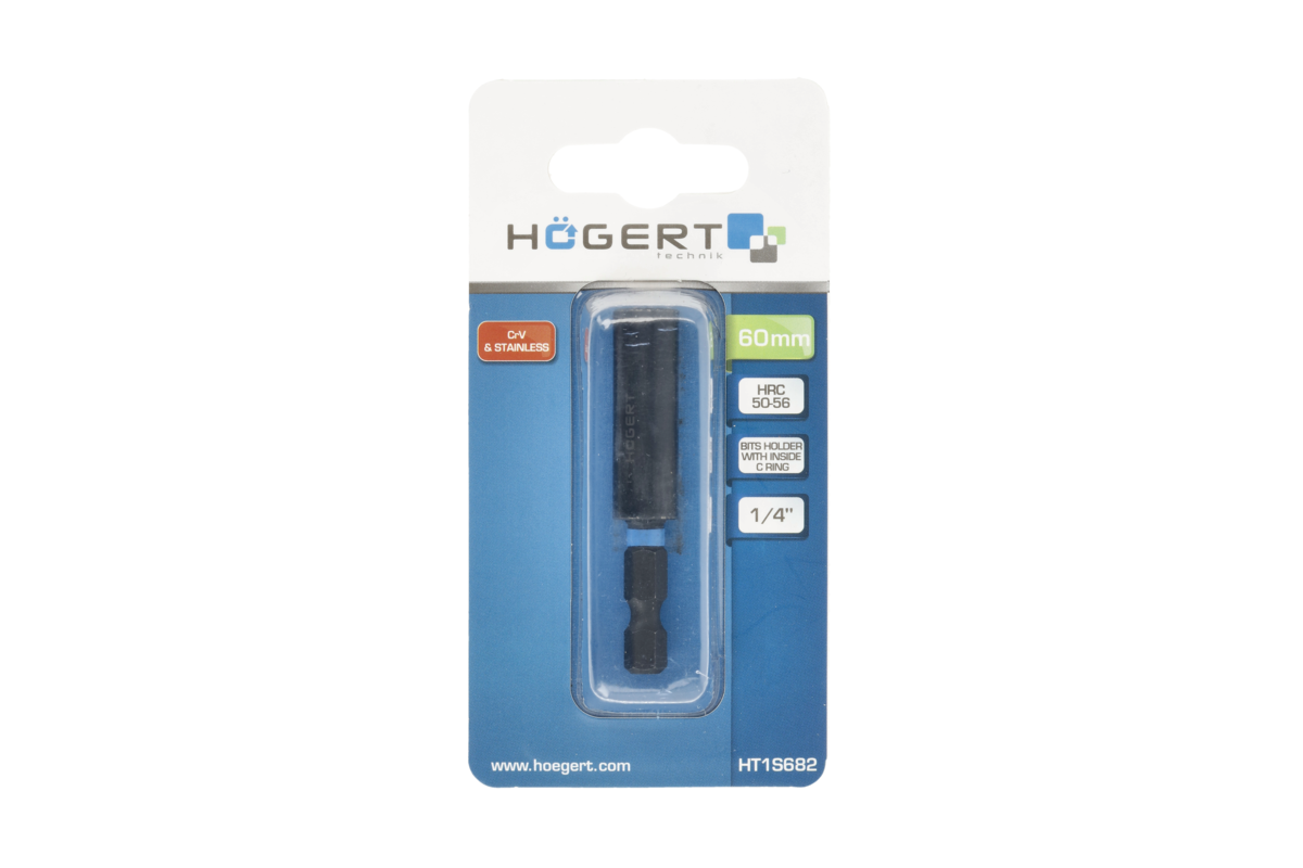 Hogert Magentic 1/4 hex bit holder 60 mm