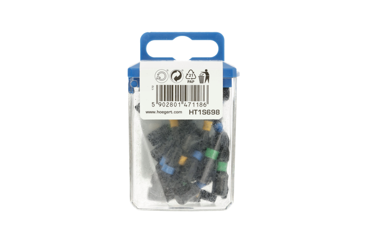 Hogert Impact bits 20 pcs mix 25 mm