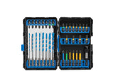 Hogert 35pcs. Impact Bits set with multimaterial drill bits