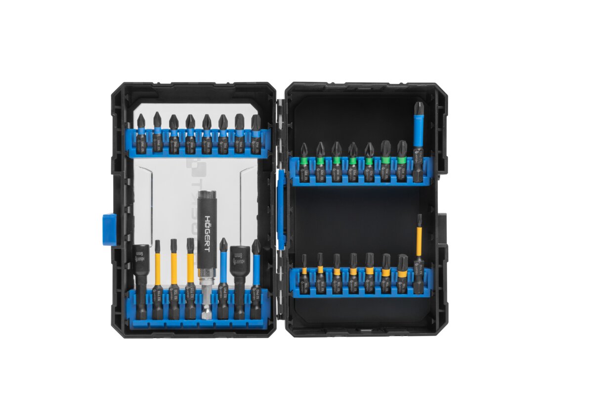 Hogert 32 pcs. Impact Bits set