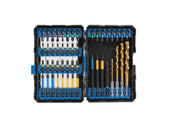 Hogert 56 pcs. Impact Bits set with metal drill bits