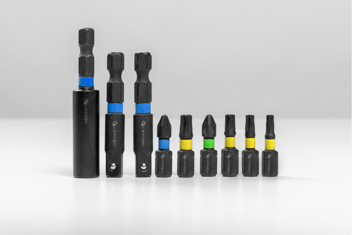 Socket and Impact Bit Set 4 mm – 13 mm, 21 pcs