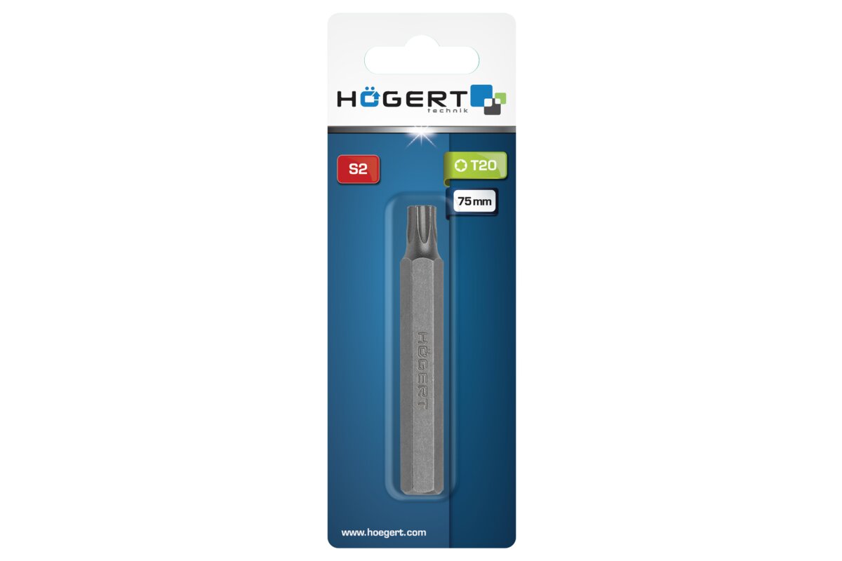 Screwdriver bit T20 x 75 mm