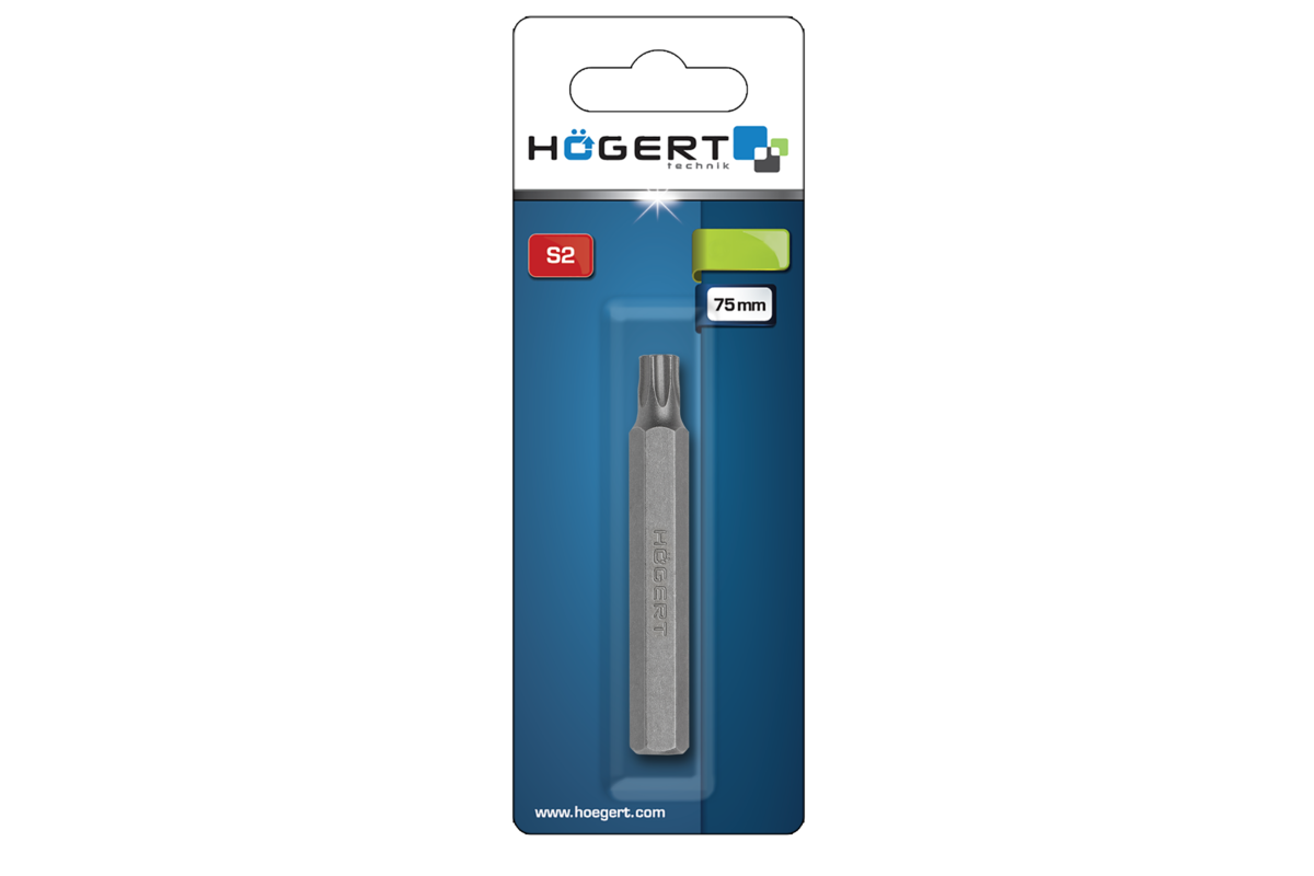 Screwdriver bit T25 x 75 mm
