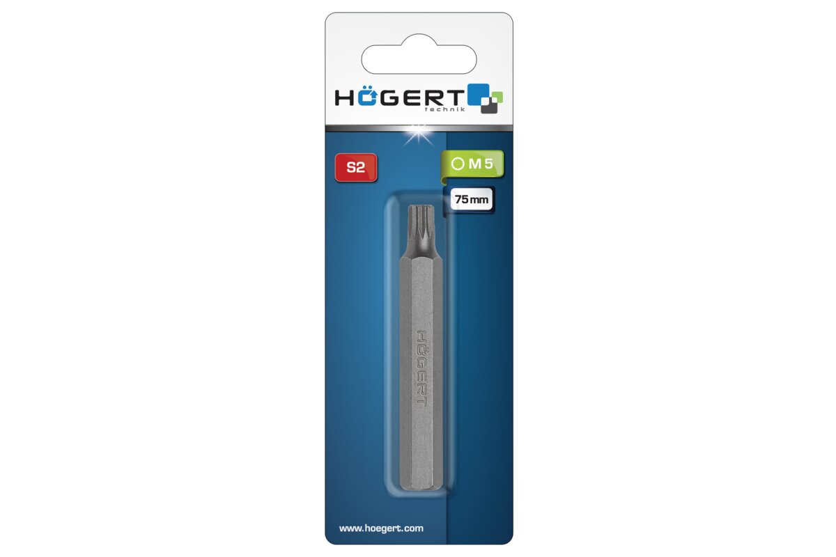 Screwdriver bit M5 x 75 mm
