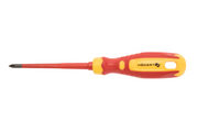 Hogert Insulated screwdriver PZ2 100 mm, 1000 V, CrMo steel