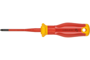 Hogert Phillips Screwdriver, PZ1/SL5 80 mm, 1000V, SLIM, S2