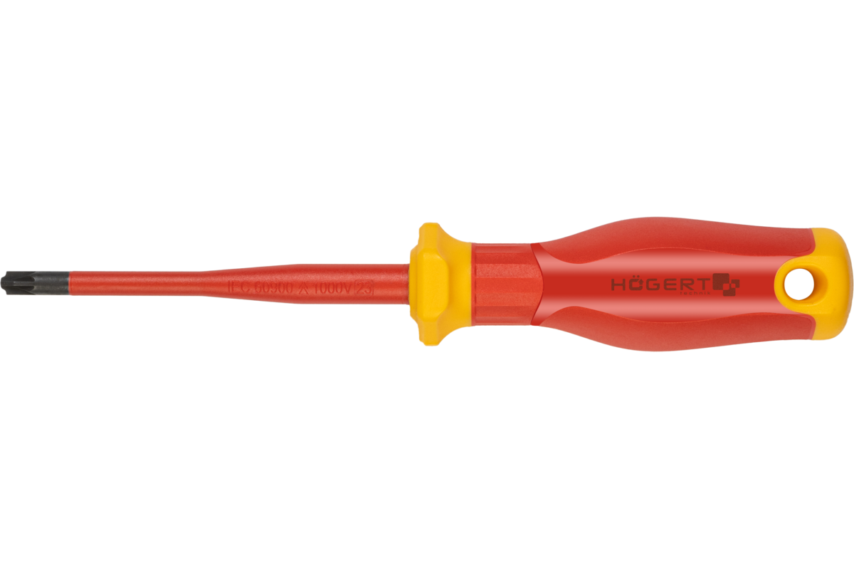 Hogert Phillips Screwdriver, PZ2/SL6 100 mm, 1000V, SLIM, S2