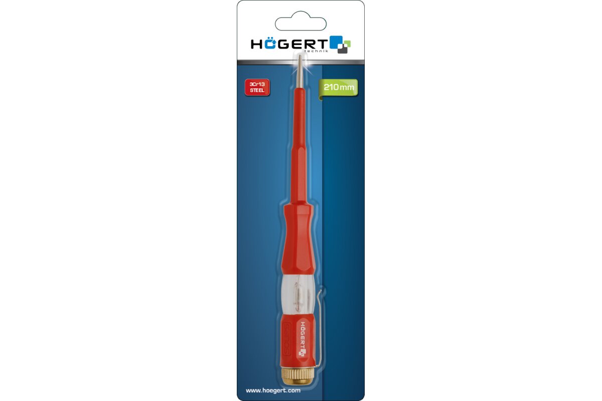 Voltage tester 100-250V, 140 mm