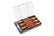 Hogert 6- piece insulated precision screwdriver set, 1000 V, CrMo steel
