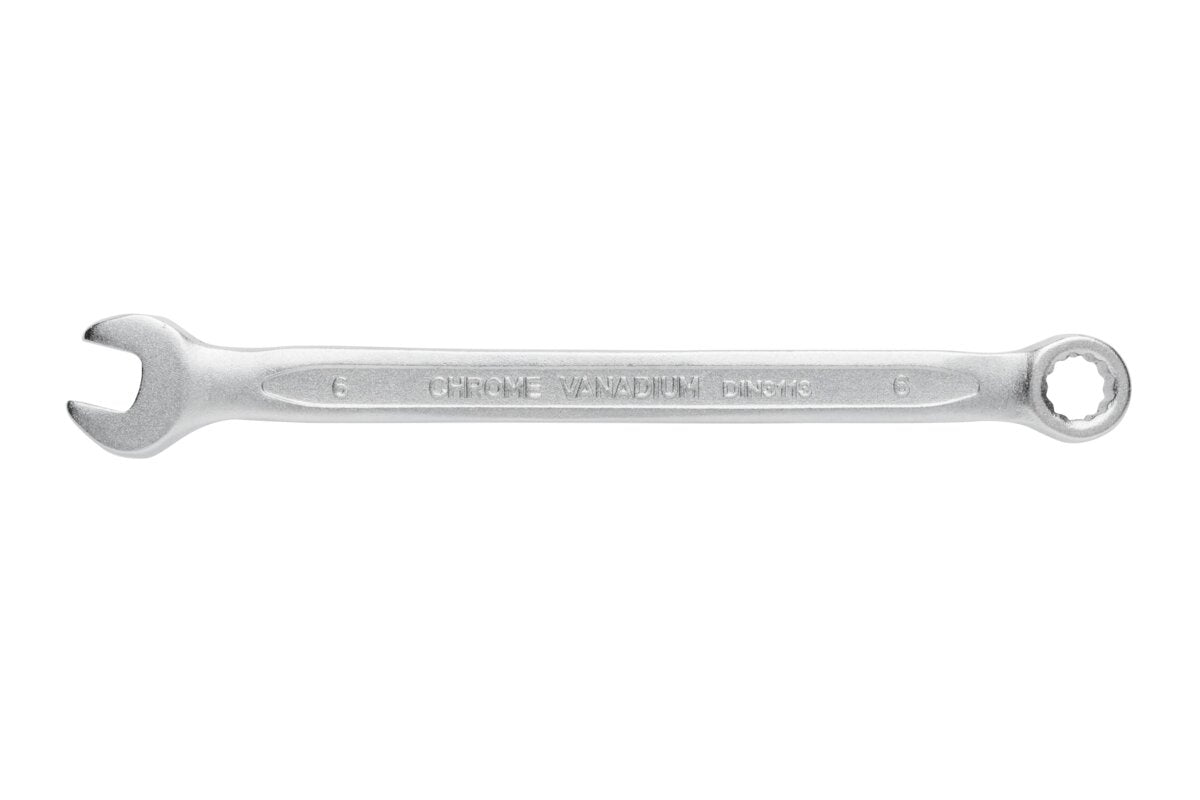 Hogert Combination spanner, CrV steel, 6 mm, DIN 3113