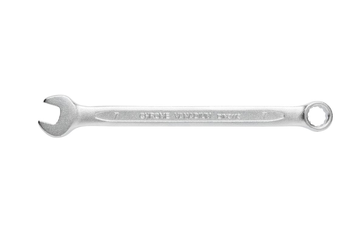 Hogert Combination spanner, CrV steel, 7 mm, DIN 3113